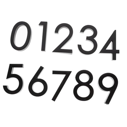 HEATSHAKING 10 Stück Teiliges Hausnummern Selbstklebend aus Robustem Abs Resin Wetterfest und Modern für Tür Briefkasten Garage Büro und Gemeinschaftsräume Einfache Montage Vielseitig HEATSHAKING 10 Stück Teiliges Hausnummern Selbstklebend aus Robustem Abs Resin Wetterfest und Modern für Tür Briefkasten Garage Büro und Gemeinschaftsräume Einfache Montage Vielseitig von HEATSHAKING