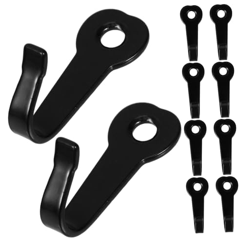 HEATSHAKING 10 Stück Wandmontierte Metallhaken Teiliges für Bad Wohnzimmer Robuste Aufhängemöglichkeiten für Mäntel Handtücher Installieren Maximiert Wandplatz von HEATSHAKING
