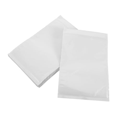 HEATSHAKING 100 Stück Selbstklebende Klarsichtumschläge für Lieferscheine Transparente Verpackungstaschen für Versanddokumente Rechnungen Organisation Robust Reißfest von HEATSHAKING