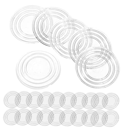 HEATSHAKING 100 Stück Transparent Antirutsch Pads für Glastische Selbstklebende Schutzpuffer für Tischplatten und Möbeloberflächen Hinterlassen Rückstände HEATSHAKING 100 Stück Transparent Antirutsch Pads für Glastische Selbstklebende Schutzpuffer für Tischplatten und Möbeloberflächen Hinterlassen Rückstände von HEATSHAKING