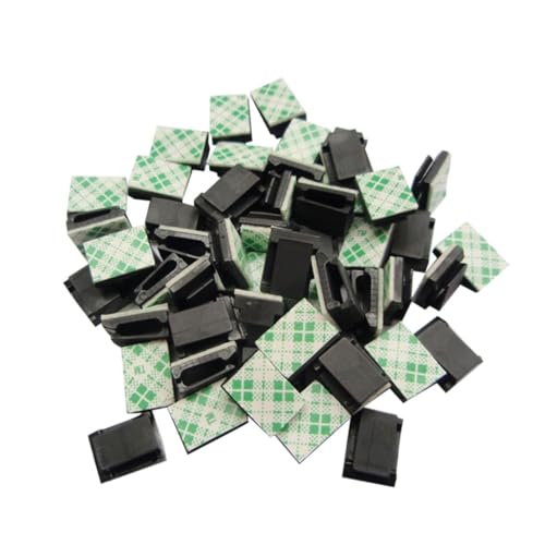 HEATSHAKING 150 Stück Selbstklebende Kabelclips Schwarz Leichte Kunststoff kabelhalter mit Korrosionsschutz Kompakte Kabelklemmen für Auto Schreibtischkabel Einfache Kabelführung und HEATSHAKING 150 Stück Selbstklebende Kabelclips Schwarz Leichte Kunststoff kabelhalter mit Korrosionsschutz Kompakte Kabelklemmen für Auto Schreibtischkabel Einfache Kabelführung und von HEATSHAKING