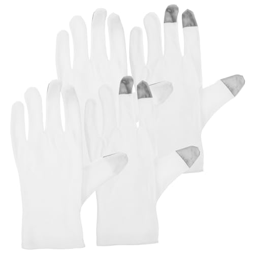 HEATSHAKING 2 Paare Dünne Baumwoll Gartenhandschuhe Atmungsaktiv Leicht Flexibel für Gartenarbeit und Outdoor Komfortabel Schützend Geeignet für Hausarbeit Angeln Landschaftspflege DIY von HEATSHAKING