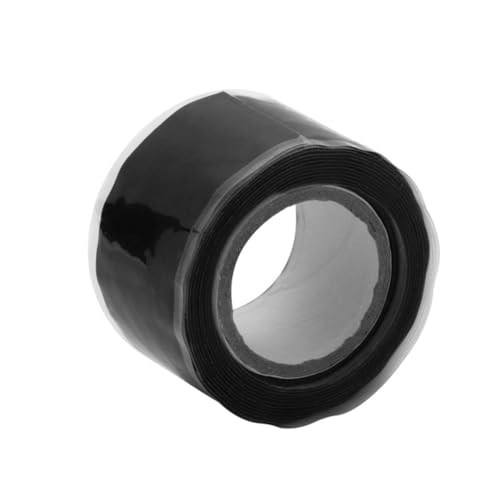 HEATSHAKING 2 Rollen Selbstverschweißendes Silikonband Hitzebeständig Elektrisches Isolierband für Abdichtung und Reparatur von Kabeln Auto und Haushalt Schwarz HEATSHAKING 2 Rollen Selbstverschweißendes Silikonband Hitzebeständig Elektrisches Isolierband für Abdichtung und Reparatur von Kabeln Auto und Haushalt Schwarz von HEATSHAKING