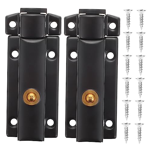 HEATSHAKING 2 Stück Federstift Riegel Türbolzen Sicherheitsverschluss für Türen Fenster Schränke und Zäune Korrosionsbeständig und Langlebig HEATSHAKING 2 Stück Federstift Riegel Türbolzen Sicherheitsverschluss für Türen Fenster Schränke und Zäune Korrosionsbeständig und Langlebig von HEATSHAKING