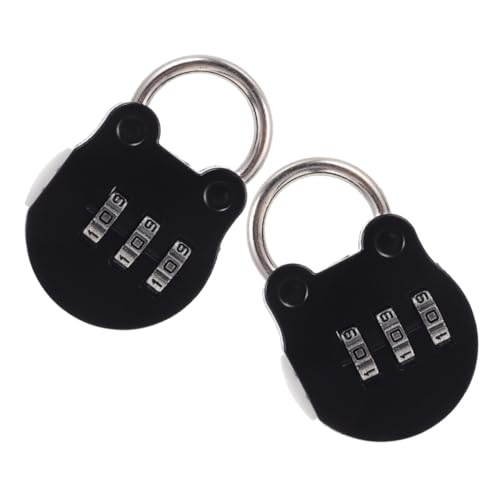 HEATSHAKING 2 Stück Kleine Vorhängeschlösser mit Cartoon Zahlenkombination für Gepäck Koffer und Schließfächer Kompakt Tragbar Robustes Reiseschloss für Outdoor und Alltagsschutz HEATSHAKING 2 Stück Kleine Vorhängeschlösser mit Cartoon Zahlenkombination für Gepäck Koffer und Schließfächer Kompakt Tragbar Robustes Reiseschloss für Outdoor und Alltagsschutz von HEATSHAKING