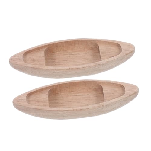 HEATSHAKING 2 Stück Mini Holzkanu Modell Nautische Tischdekoration Rustikale Boot Figurine Für Büro DIY Segelboot Bastelprojekte HEATSHAKING 2 Stück Mini Holzkanu Modell Nautische Tischdekoration Rustikale Boot Figurine Für Büro DIY Segelboot Bastelprojekte von HEATSHAKING