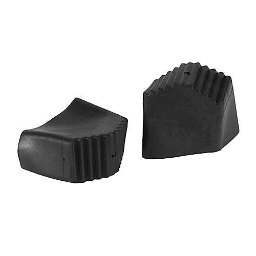 HEATSHAKING 2 Stück Rutschfeste Leiterfüße Pads für Haushaltsleitern Strapazierfähige Abdeckungen zur Vermeidung von Rutschgefahr und Bodenschäden Einsetzbar von HEATSHAKING
