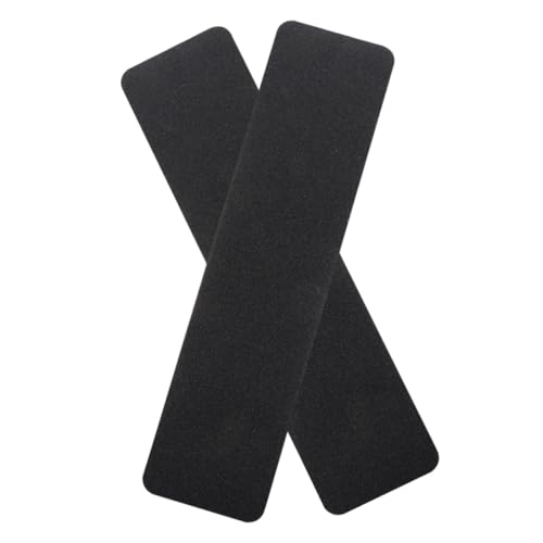 HEATSHAKING 2 Stück Schwarze PVC Anti rutsch streifen Rutschhemmendes Klebeband für Treppen Badewanne Dusche Bodenbelag Strapazierfähig und Rückstandsfrei Entfernt von HEATSHAKING