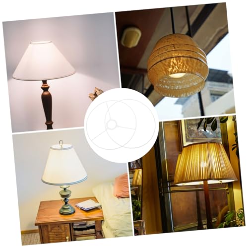 HEATSHAKING 2 Stück Teiliges DIY Lampenschirm eisenrahmen Runder Stabiler Lampenschirmhalter aus Robustem Eisen für Schreibtisch Deckenlampen Einfach zu Montierender Lampenschirmhalter HEATSHAKING 2 Stück Teiliges DIY Lampenschirm eisenrahmen Runder Stabiler Lampenschirmhalter aus Robustem Eisen für Schreibtisch Deckenlampen Einfach zu Montierender Lampenschirmhalter von HEATSHAKING