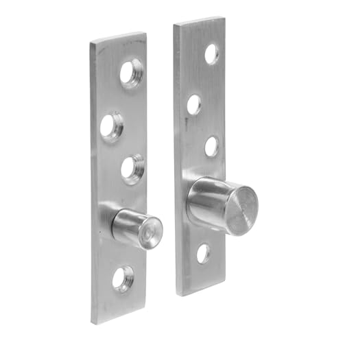 HEATSHAKING 2 Stück Teiliges Edelstahl Türdrehgelenk Pivot Scharnier für Schrank Zimmertüren Verdecktes Platzsparendes Design Langlebig und Einfach zu Montieren von HEATSHAKING
