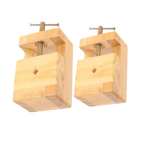 HEATSHAKING 2 Stück Teiliges Holz Siegelklemmen Verstellbar für Siegelgravur Stein und Holzschnitzerei Tischschraubstock Vielseitig für Kalligrafie Kunsthandwerk Kleine und Mittlere HEATSHAKING 2 Stück Teiliges Holz Siegelklemmen Verstellbar für Siegelgravur Stein und Holzschnitzerei Tischschraubstock Vielseitig für Kalligrafie Kunsthandwerk Kleine und Mittlere von HEATSHAKING