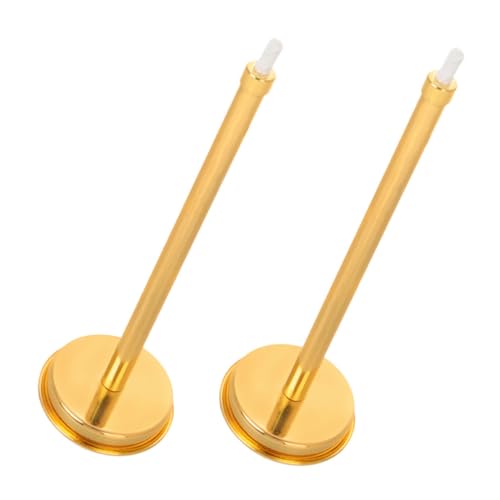 HEATSHAKING 2 Stück Winddichter Nachfüllbarer Punktanzünder mit Langem für Öllampe für Hochzeiten und Feiern Robustes Material Zubehör für BBQ von HEATSHAKING