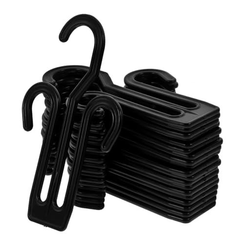 HEATSHAKING 20 Stück Kunststoff Schuhhalter Haken Platzsparendes Aufbewahrungssystem für Hausschuhe für Zuhause und Einzelhandel Robuste und Langlebige Lösung aus Material von HEATSHAKING