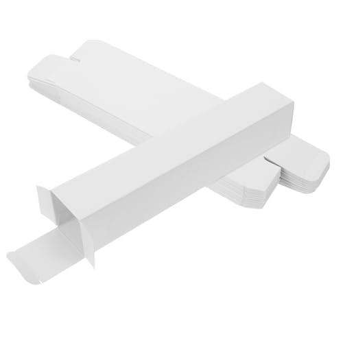 HEATSHAKING 20stücke Fächer-aufbewahrungsbox Aus Papiermaterial Blanker Oberfläche DIY-fächer-Box Kompakte Und Schreibtisch-Organizer Aufbewahrungsbehälter Für von HEATSHAKING