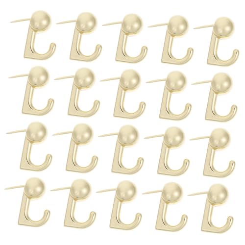 HEATSHAKING 20 Stück Teiliges Metall Thumbtacks mit Haken aus Langlebiger Legierung Dekorative Pinnwand Aufhänger für Fotos Notizen Schlüssel Geeignet für Kork und Magnettafeln im Büro und HEATSHAKING 20 Stück Teiliges Metall Thumbtacks mit Haken aus Langlebiger Legierung Dekorative Pinnwand Aufhänger für Fotos Notizen Schlüssel Geeignet für Kork und Magnettafeln im Büro und von HEATSHAKING