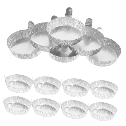 HEATSHAKING 200 Stck Aluminiumfolie Laborwägeplatten mit Griffen Kleine Leichte Wägeschalen für Pulver und Flüssigkeiten Fassungsvermögen Praktische Wägebehälter für Labor und von HEATSHAKING