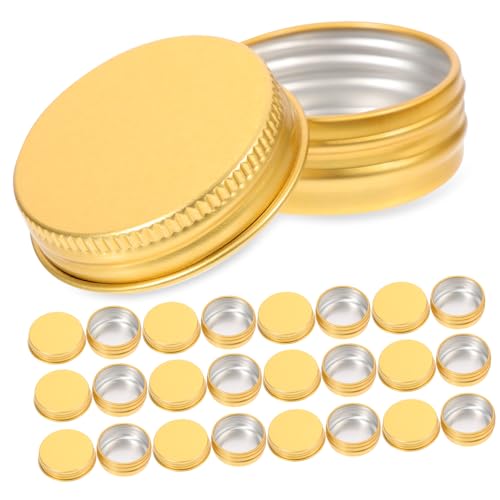 HEATSHAKING 24stücke Runde Blechdosen Mit Schraubdeckel Aus Aluminium Für Kerzenherstellung DIY-projekte Aufbewahrung Von Schmuck Keksen Süßigkeiten Und Mehr Langlebig Wiederverwendbar Und EIN HEATSHAKING 24stücke Runde Blechdosen Mit Schraubdeckel Aus Aluminium Für Kerzenherstellung DIY-projekte Aufbewahrung Von Schmuck Keksen Süßigkeiten Und Mehr Langlebig Wiederverwendbar Und EIN von HEATSHAKING