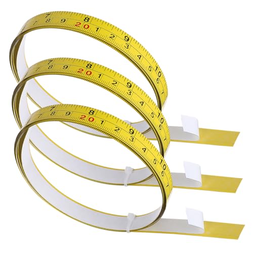HEATSHAKING 3 Stück Selbstklebendes Maßband Carbonstahl Messband Rechts links Klebend für Holzbearbeitung Werkbank Router Tischsägen Präzise Messung Einfache Montage HEATSHAKING 3 Stück Selbstklebendes Maßband Carbonstahl Messband Rechts links Klebend für Holzbearbeitung Werkbank Router Tischsägen Präzise Messung Einfache Montage von HEATSHAKING