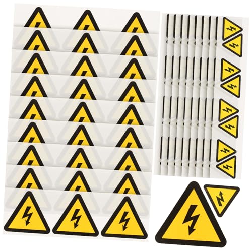 HEATSHAKING 30 Stück Elektrische Warnaufkleber Blitzsymbol Gelb Dreieckig Selbstklebende Hochspannungs warnschilder Langlebig Haftstark Geeignet für Geräte Wände Böden HEATSHAKING 30 Stück Elektrische Warnaufkleber Blitzsymbol Gelb Dreieckig Selbstklebende Hochspannungs warnschilder Langlebig Haftstark Geeignet für Geräte Wände Böden von HEATSHAKING