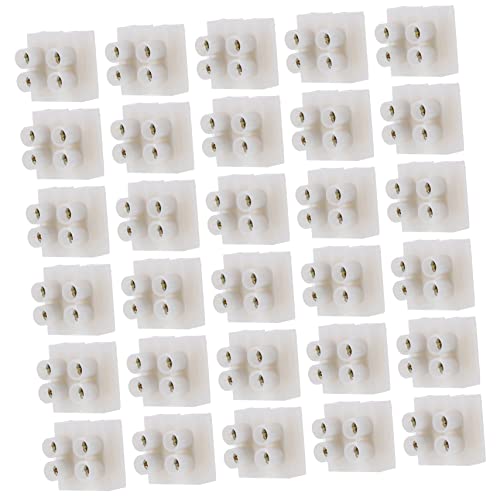 HEATSHAKING 30 Stück Positionen Schraubanschlussklemmen Klemmenblock für Kabelverbindungen Hochwertige Drahtverbinder für Beleuchtung und Haushaltsgeräte HEATSHAKING 30 Stück Positionen Schraubanschlussklemmen Klemmenblock für Kabelverbindungen Hochwertige Drahtverbinder für Beleuchtung und Haushaltsgeräte von HEATSHAKING