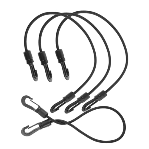 HEATSHAKING 4stücke Bungee-seile Mit Haken Strapazierfähige Outdoor-Bungee-seile Bungie-Seil-bündel-sortiment Elastische Gummischnur Für Sichern Und Bündeln Von Gegenständen von HEATSHAKING