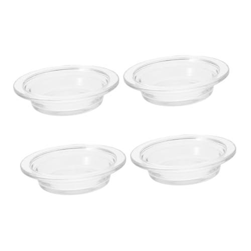 HEATSHAKING 4 Stück Glasschale Aromatherapieschale Wärmediffusor Zubehör Ersatz Kerzenwärmerplatte Duftschale Glaskerzenwärmer Ersatz Wachswärmerschale Aromaplatte Transparent HEATSHAKING 4 Stück Glasschale Aromatherapieschale Wärmediffusor Zubehör Ersatz Kerzenwärmerplatte Duftschale Glaskerzenwärmer Ersatz Wachswärmerschale Aromaplatte Transparent von HEATSHAKING