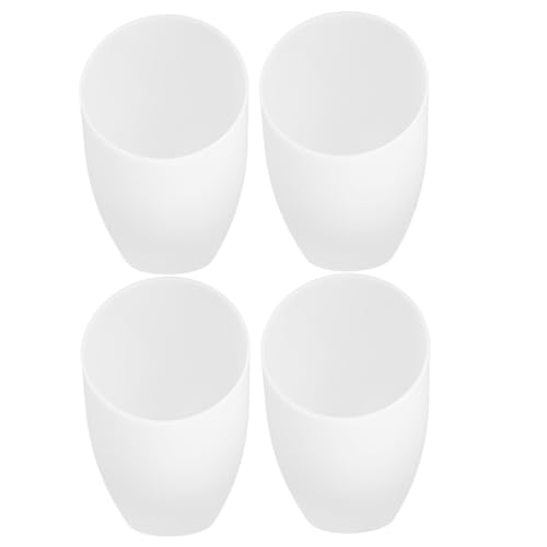 HEATSHAKING 4 Stück Teiliges Lampenschirm Langlebigem Kunststoff Einfache Form Vielseitig Einsetzbar für Tischlampen Stehlampen Wandleuchten und Deckenlampen Weiß Mittelloch HEATSHAKING 4 Stück Teiliges Lampenschirm Langlebigem Kunststoff Einfache Form Vielseitig Einsetzbar für Tischlampen Stehlampen Wandleuchten und Deckenlampen Weiß Mittelloch von HEATSHAKING
