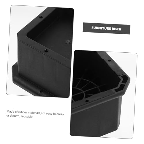 HEATSHAKING 4 Stück Teiliges Möbel Riser Höhe Stapelbar rutschfeste Gummi Untersetzer für Bett Stuhl Tisch Couch Erhöht Stauraum und Schützt Böden HEATSHAKING 4 Stück Teiliges Möbel Riser Höhe Stapelbar rutschfeste Gummi Untersetzer für Bett Stuhl Tisch Couch Erhöht Stauraum und Schützt Böden von HEATSHAKING