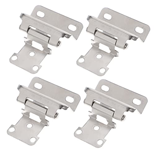 HEATSHAKING 4 Stück Teiliges Selbstschließende Schranktürscharniere Hochwertige Möbelscharniere für Küchenschränke Schränke und Badezimmer mit Geräuschreduzierendem Design von HEATSHAKING
