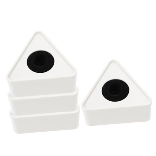 HEATSHAKING 4stücke Triangular Mikrofon-flags Für Interviews Mikrofon-station Mit Logo Professionelle Mikrofonbeschriftung Installieren Und Langlebig von HEATSHAKING