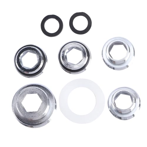 HEATSHAKING 5 Stück Kupfer Wasserhahn Adapter Teilig Rostfrei Korrosionsbeständig Präzise Gewinde für Garten Schlauch Küchenspüle Bad Wasserhahnanschluss Vielseitig Einsetzbar Langlebig HEATSHAKING 5 Stück Kupfer Wasserhahn Adapter Teilig Rostfrei Korrosionsbeständig Präzise Gewinde für Garten Schlauch Küchenspüle Bad Wasserhahnanschluss Vielseitig Einsetzbar Langlebig von HEATSHAKING