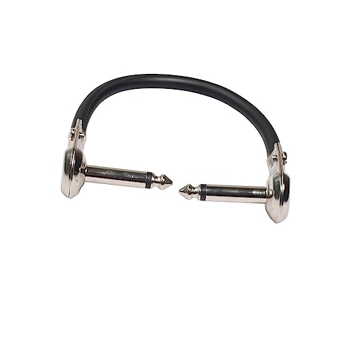 HEATSHAKING 5 Stück Male Male Gitarrenkabel mit Rechtwinkligem Stecker für Effektpedale Schwarz für Klare Audioübertragung HEATSHAKING 5 Stück Male Male Gitarrenkabel mit Rechtwinkligem Stecker für Effektpedale Schwarz für Klare Audioübertragung von HEATSHAKING