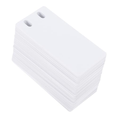 HEATSHAKING 50stücke wasserdichte PVC Kabelbeschriftungsetiketten Wiederverwendbare Beschreibbare Tags Für Kabel Und Drähte Für Effiziente Kabelidentifikation Und Organisation von HEATSHAKING