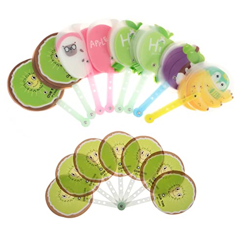 HEATSHAKING 8 Stück Faltbare Plastik Fans im Fruchtmotiv Sommerliche Dekorative Handventilatoren für Mädchen als Dekoration HEATSHAKING 8 Stück Faltbare Plastik Fans im Fruchtmotiv Sommerliche Dekorative Handventilatoren für Mädchen als Dekoration von HEATSHAKING