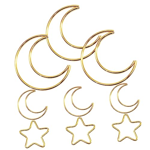 HEATSHAKING 9 Stück -Material Goldene Reifen Wandbehang Herstellung DIY Ring Traumfängerreifen Selber Machen -Reifen Stern- -Rahmen Eisen HEATSHAKING 9 Stück -Material Goldene Reifen Wandbehang Herstellung DIY Ring Traumfängerreifen Selber Machen -Reifen Stern- -Rahmen Eisen von HEATSHAKING