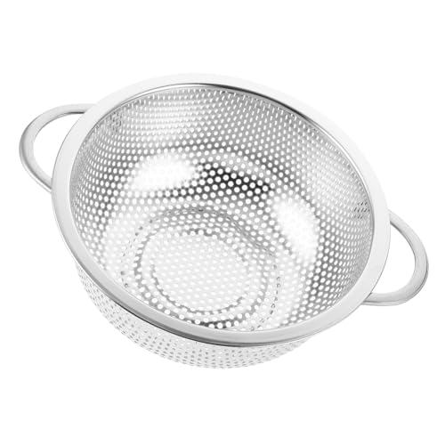 HEATSHAKING Abtropfkorb Multifunktionaler Küchensieb für Obst und Gemüse Durchmesser Praktischer Siebkorb für Schnelles Abtropfen und Aufbewahrung Silber HEATSHAKING Abtropfkorb Multifunktionaler Küchensieb für Obst und Gemüse Durchmesser Praktischer Siebkorb für Schnelles Abtropfen und Aufbewahrung Silber von HEATSHAKING