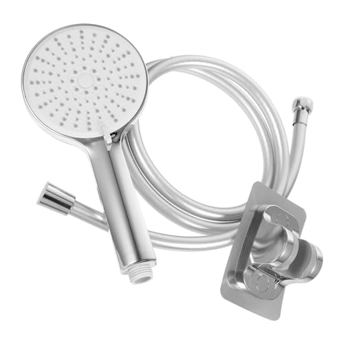 HEATSHAKING Duschkopf Fach Einstellbar Hochdruck Brauseset mit Metall Schlauch und Aluminium Halterung Langlebiger Kunststoff Flexibler Wasserdruck für Bad und Spa zu Hause HEATSHAKING Duschkopf Fach Einstellbar Hochdruck Brauseset mit Metall Schlauch und Aluminium Halterung Langlebiger Kunststoff Flexibler Wasserdruck für Bad und Spa zu Hause von HEATSHAKING
