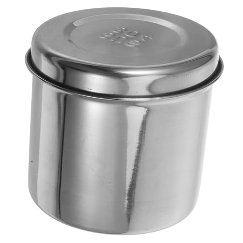 HEATSHAKING Edelstahl Aufbewahrungsdose mit Deckel Hygienischer Baumwollpad Behälter Hautfreundlich Glatte Oberfläche Vielseitig für Gesundheitszentrum Schönheitssalon Labor und Haushalt HEATSHAKING Edelstahl Aufbewahrungsdose mit Deckel Hygienischer Baumwollpad Behälter Hautfreundlich Glatte Oberfläche Vielseitig für Gesundheitszentrum Schönheitssalon Labor und Haushalt von HEATSHAKING