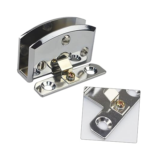 HEATSHAKING Glasfixierungszange Zinklegierung Quadratische Glaszange für Zuhause Büro und Geschäfte Robuste Halterung für Badezimmer und Büroglastüren HEATSHAKING Glasfixierungszange Zinklegierung Quadratische Glaszange für Zuhause Büro und Geschäfte Robuste Halterung für Badezimmer und Büroglastüren von HEATSHAKING