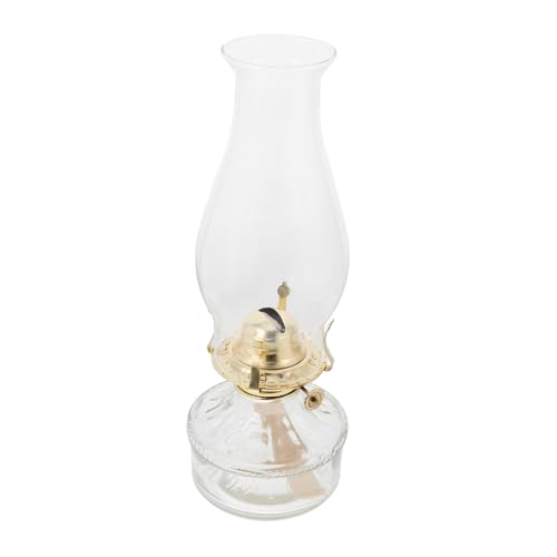 HEATSHAKING Glasöllampe Vintage Mit Verstellbarem Docht Für Innenbereich Dekorative Petroleumlaterne Mit Klarglaszylinder Heimdekoration Und Stimmungslicht HEATSHAKING Glasöllampe Vintage Mit Verstellbarem Docht Für Innenbereich Dekorative Petroleumlaterne Mit Klarglaszylinder Heimdekoration Und Stimmungslicht von HEATSHAKING