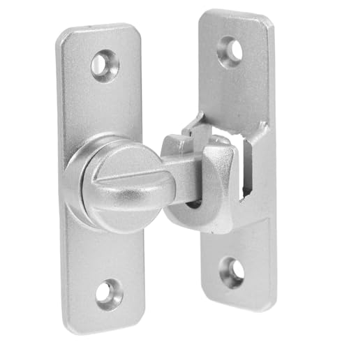 HEATSHAKING Hochsicherheits Türverschluss Aluminiumlegierung mit Riegelmechanismus für Schiebetüren Zäune Schränke und Einfache Installation Vielseitig Einsetzbar Silber mit Schrauben HEATSHAKING Hochsicherheits Türverschluss Aluminiumlegierung mit Riegelmechanismus für Schiebetüren Zäune Schränke und Einfache Installation Vielseitig Einsetzbar Silber mit Schrauben von HEATSHAKING
