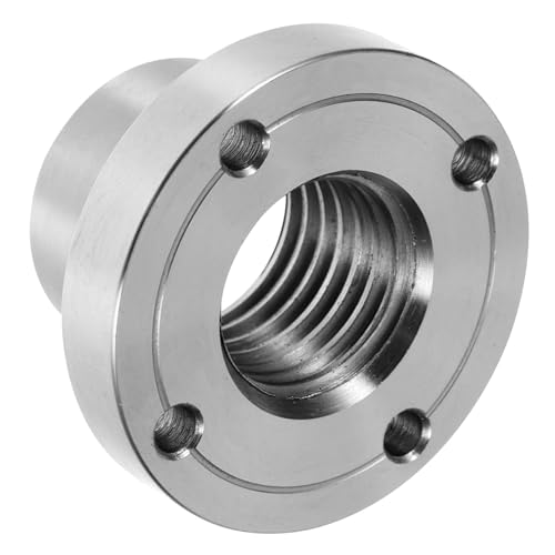 HEATSHAKING Holz Drehbank Stahl Planscheibe Spannfutter Adapter Robuste Backplatte für Präzises Drechseln Kompatibel mit Diversen Holzdrehmaschinen Vielseitiges Zubehör für Experten und von HEATSHAKING