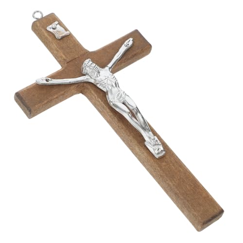HEATSHAKING Holz Wandkreuz mit Jesus Christliche Dekoration für Schlafzimmer Wohnzimmer und Kapelle Handgefertigtes Kruzifix für Religiöse Anlässe HEATSHAKING Holz Wandkreuz mit Jesus Christliche Dekoration für Schlafzimmer Wohnzimmer und Kapelle Handgefertigtes Kruzifix für Religiöse Anlässe von HEATSHAKING