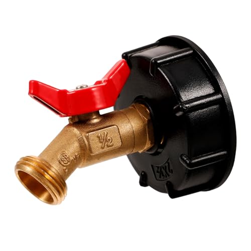 HEATSHAKING Ibc Wassertankadapter Lecksichere Ibc Adapter mit Kugelhahn für Einfache Verbindung zum Gartenschlauch für Tanks HEATSHAKING Ibc Wassertankadapter Lecksichere Ibc Adapter mit Kugelhahn für Einfache Verbindung zum Gartenschlauch für Tanks von HEATSHAKING