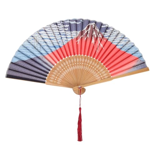 HEATSHAKING Japanischer Stil Faltbarer Handfächer aus Seide und Langlebigem Leichter Vintage Fächer Praktischer Klappfächer für Sommer Tanz und Fotografie HEATSHAKING Japanischer Stil Faltbarer Handfächer aus Seide und Langlebigem Leichter Vintage Fächer Praktischer Klappfächer für Sommer Tanz und Fotografie von HEATSHAKING