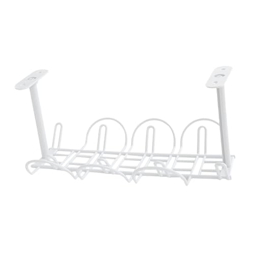 HEATSHAKING Kabelkorb Untertisch Kabelmanagement Korb aus Stabilem Eisen für Schreibtisch und Adapter Ordnungssystem Weiß Praktischer Kabelhalter für Büro und Zuhause HEATSHAKING Kabelkorb Untertisch Kabelmanagement Korb aus Stabilem Eisen für Schreibtisch und Adapter Ordnungssystem Weiß Praktischer Kabelhalter für Büro und Zuhause von HEATSHAKING