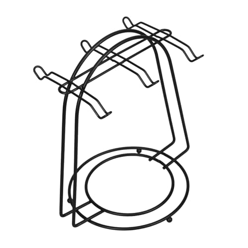 HEATSHAKING Metall Becherhalter mit Haken Stabiler Runder Sockel Platzsparendes Design für Küche und Arbeitsplatte Robuster Eisenständer für Kaffeetassen und Untertassen Leichter Tragbarer Mug HEATSHAKING Metall Becherhalter mit Haken Stabiler Runder Sockel Platzsparendes Design für Küche und Arbeitsplatte Robuster Eisenständer für Kaffeetassen und Untertassen Leichter Tragbarer Mug von HEATSHAKING