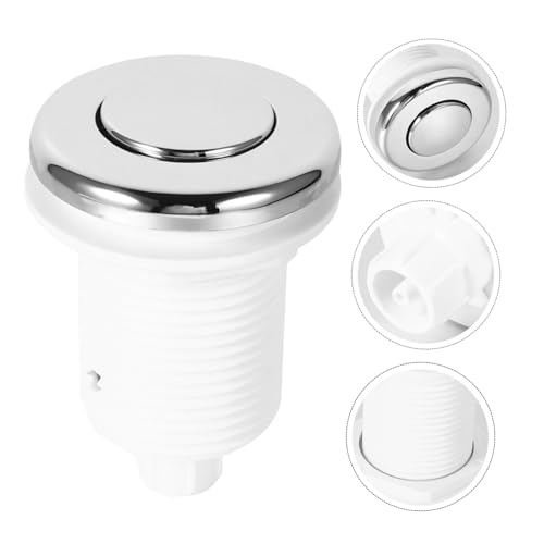 HEATSHAKING Pneumatischer Druckschalter Luftknopf Silberweiß mit Silikondichtung Langlebiger Mehrzweck Drucktaster für Massagebadewanne und Haushaltsgeräte Luftdicht Betätigungen Geprüft HEATSHAKING Pneumatischer Druckschalter Luftknopf Silberweiß mit Silikondichtung Langlebiger Mehrzweck Drucktaster für Massagebadewanne und Haushaltsgeräte Luftdicht Betätigungen Geprüft von HEATSHAKING