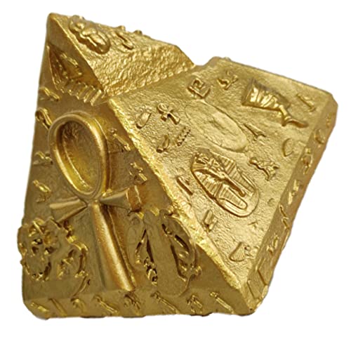 HEATSHAKING Pyramiden-Ornament Miniatur Pyramidenskulptur Pyramide Von Terrarienpyramide Gartenschmuck Groß Antike Pyramidenstatue Retro Vintage Wohnkultur Pyramide Stütze Harz Golden HEATSHAKING Pyramiden-Ornament Miniatur Pyramidenskulptur Pyramide Von Terrarienpyramide Gartenschmuck Groß Antike Pyramidenstatue Retro Vintage Wohnkultur Pyramide Stütze Harz Golden von HEATSHAKING