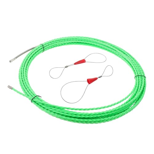 HEATSHAKING Robuster Kabelziehgerät mit Rollenführung Grün Elektrischer Kabelzieher für Leerrohre Einfache Handhabung Langlebig für Elektroinstallation und Heimwerker Kabelbindern von HEATSHAKING